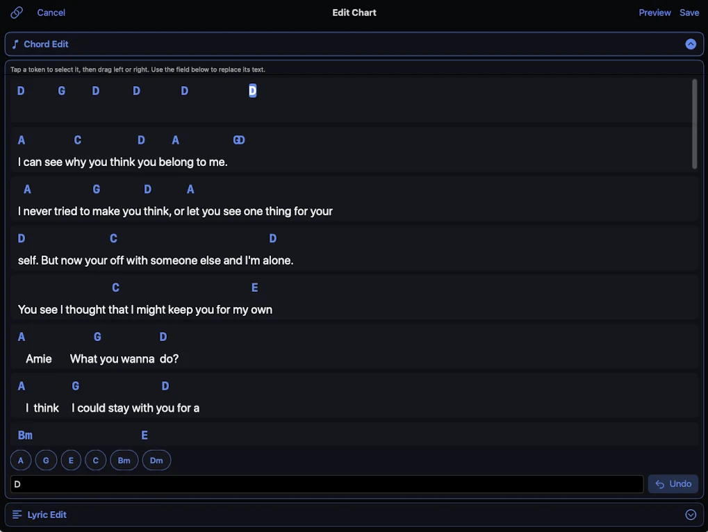 ShowGen Sheets chart view with playback controls